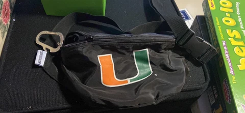 Miami Hurricanes NCAA North West Adult Unisex Fanny Pack Team Color New Cover