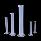 10/25/50/100/250ML Plastic Measuring Cylinder Lab Accessory Test Graduated Tube