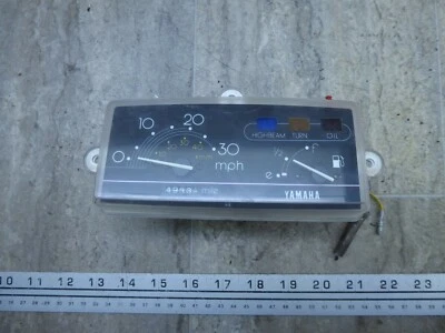 1991 Yamaha SH50 Riva Razz Y742-1) speedo fuel gauge cluster instrument panel - Image 1 of 4