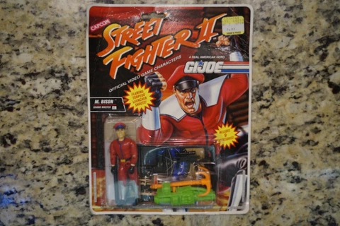 GI Joe Street Fighter II M. Bison Grand Master Action Figure Capcom 1993 NIP Cover