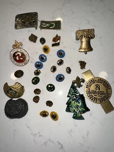 1950s-1960s Boy Scout Pins, Slides And Miscellaneous, See Photos - Picture 1 of 15