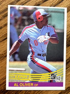1984 Donruss #177 Al Oliver - Montreal Expos - Picture 1 of 2
