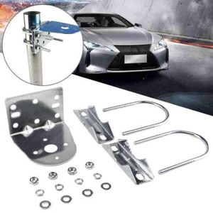 Stainless Steel Antenna Mount Bracket with U Bolts For Ham VHF UHF N5O2 - Zdjęcie 1 z 10