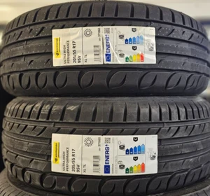 2X NEW KORMORAN BY MICHELIN 205/55/17 205 55 ZR17 XL 95V UHP TYRES 205 55 17 - Picture 1 of 2