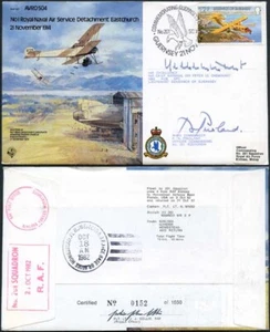 B2c No1 Royal Naval Air Service Detatchment Eastchurch signiert von 2 - Bild 1 von 1