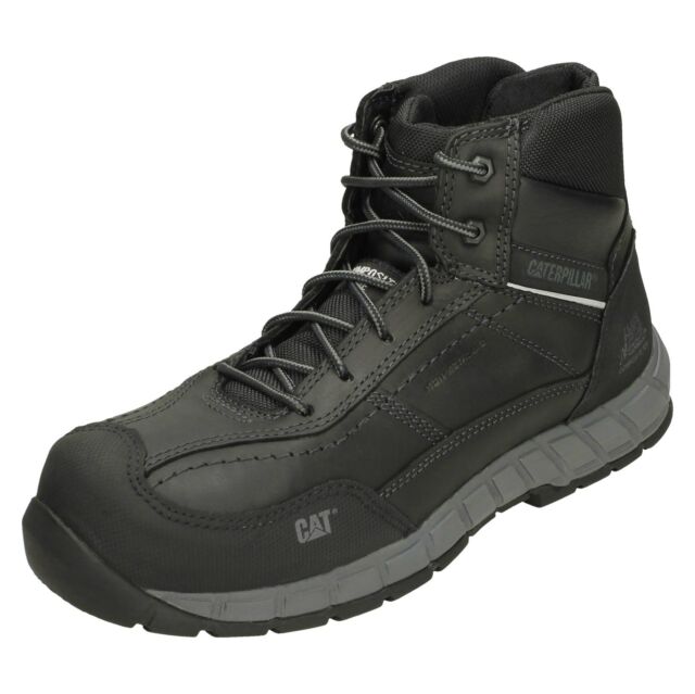 Bota Caterpillar THRESHOLD WP Impermeable SR Resistente al Deslizante PUNTA  SUAVE P74129 Negra