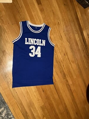 Jesus Shuttlesworth #34 Jersey Blue Size Medium Ray Allen He Got Game Spike Lee - Image 1 of 2