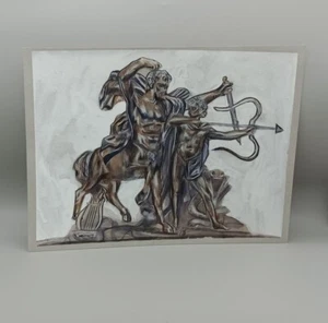 Original Studiengemälde ""Die Erziehung des Achilles"" nach der Skulptur - Bild 1 von 6