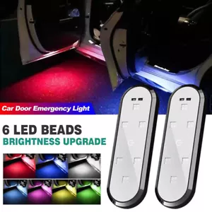 Türbeleuchtung Autotürleuchten LED Willkommenslicht Safe-Notlampe Magnetische DE - Bild 1 von 19