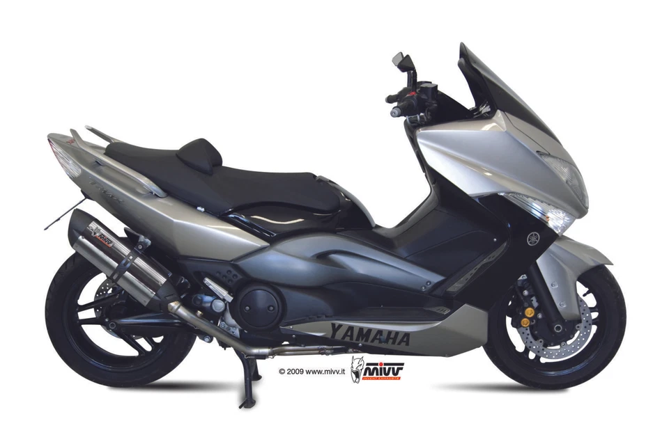 SCARICO COMPLETO MIVV SUONO COMPATIBILE PER YAMAHA T-MAX 500 2008 > 2011 INOX - Immagine 1 di 1
