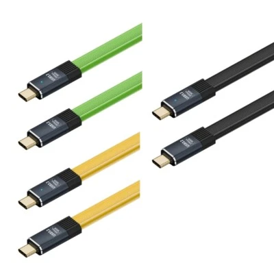 USB 3.2 Type C Flexible Soft Charging Cable, Fast Speed 20Gbps Data Transfer OTG - Image 1 of 4
