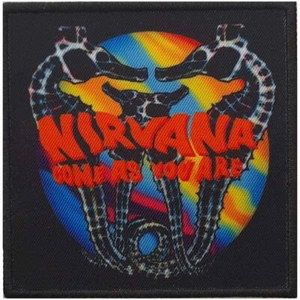 NIRVANA COME AS YOU ARE PRINTED SEW ON OR IRON ON PATCH OFFICIALLY LICENSED - Imagen 1 de 6