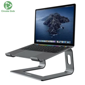 MBEAT STAGE S1 ELEVATED LAPTOP STAND 16' ALUMINIUM ALLOY PORTABLE SPACE GREY - Picture 1 of 12