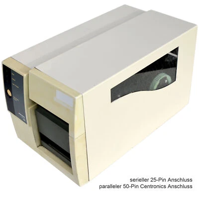 Intermec 3400 Termico Diretto Trasferimento Labeldrucker 25 Pin di Serie & - Immagine 1 di 4