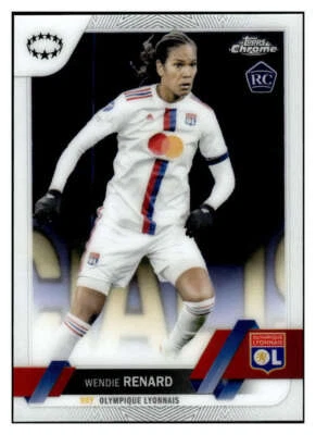 Wendie Renard RC 2022-23 Topps Chrome UEFA Women's Champions League #91 ID:77780 - Image 1 of 2