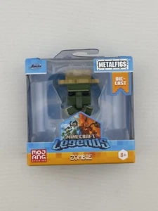 Jada Toys METALFIGS 2.5" Minecraft Legends Zombie NEW 8+ MOJANG Die-Cast Figure - Picture 1 of 6