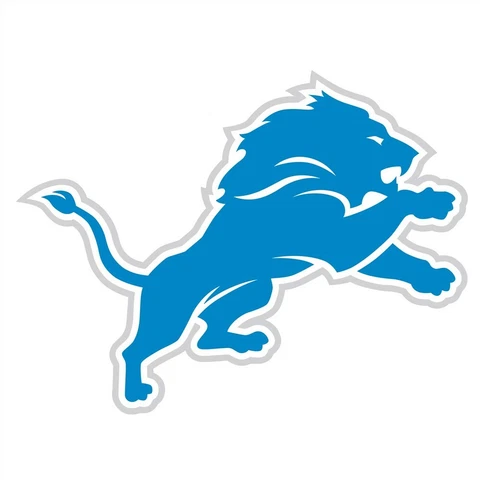 Detroit Lions 8" Magnet Outdoor Rated Vinyl Auto Fridge NFL Football Color Team Cover