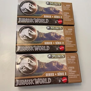 2024 Jurassic World Minis Dinosaurios Serie 2 Lote de 3 Cajas Selladas - 4 Dinos - Imagen 1 de 6