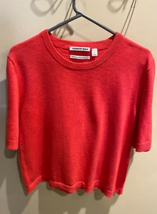 COUNTRY ROAD TOP | ORGANIC LINEN/COTTON | SIZE M | SOFT RED - Picture 1 of 6