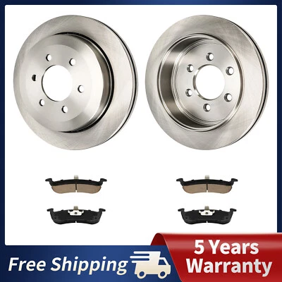 Rear Rotors Ceramic Brake Kit for Ford Expedition 2007-2017 Lincoln Navigator - Image 1 of 4