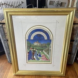 Le Tres Riches Heures Du Duc De Berry April Print P Herman J Limbourg Quintessa - Picture 1 of 18