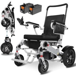 40KM Elektrischer Rollstuhl Faltbar Teilbar Reisen All Terrain Elektrorollstuhl - Bild 1 von 9