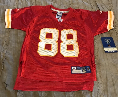 TONY GONZALEZ Kansas City CHIEFS Replica REEBOK Little Boys M 5-6 Jersey NFL New Cover