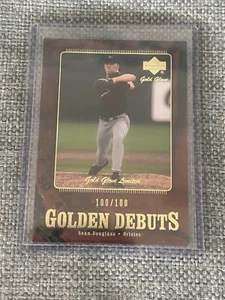 2001 Upper Deck Sean Douglass Gold Glove #126 /100 Golden Debuts - Bild 1 von 2