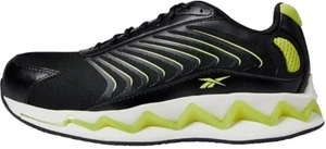 Reebok Zig Elusion Heritage Composite Toe Men's Work Sneaker Shoes Black 10 W - Picture 1 of 6
