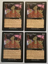 4x Engineered Plague - Urza's Legacy - Magic The Gathering MTG NM