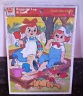 Vintage Raggedy Ann and Andy Puzzle 1980 Whitman Frame Tray Puzzle