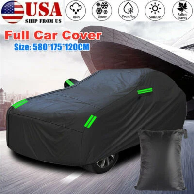 US STOCK Full Car SUV Cover Waterproof Dust-proof Outdoor All Weather Protection - Image 1 of 4