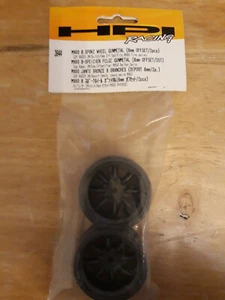 3944 - MX60 8 SPOKE WHEEL GUNMETAL (6mm OFFSET/2pcs) - Picture 1 of 3