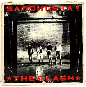 The Clash Sandinista! 1980 Vinyl CBS Records 1st Press 3X LP Dutch Import - Picture 1 of 11
