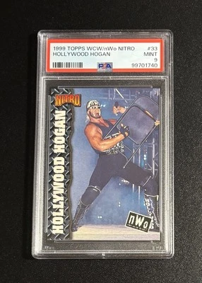 1999 Topps WCW/nWo Nitro Hulk Hogan #33 PSA 9 Foto 1 de 2