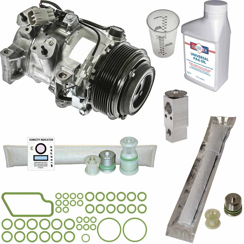 Compresor de aire acondicionado Omega para Lexus GS300 IS350 RX350 con kit de reparación de aire acondicionado TCP Foto 1 de 1