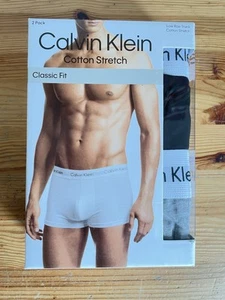 Calvin Klein Boxershorts Gr. S 2er Pack Neu Low Rise Trunk Cotton Stretch - Bild 1 von 6