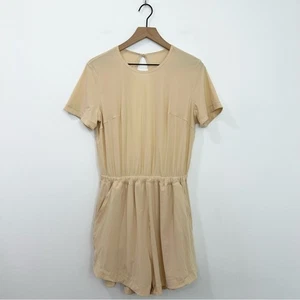 Lululemon Prosecco Lightweight High Neck Open Back Romper w/ Pockets size 10 - Picture 1 of 7