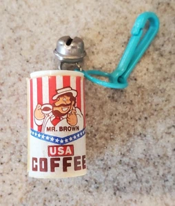 Vintage 1980s Clip Bell Charm Coffee Can - Picture 1 of 1
