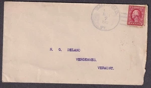 1912 cover Waitsfield Vermont to N G Delano Vergennes VT - Picture 1 of 2