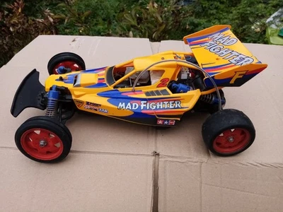 Tamiya Rennwagen- wohl 1:10 -Offroader Geländewagen (gut) Mad Fighter/Sandpiper? - Bild 1 von 4