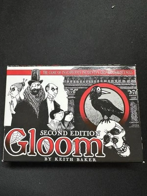 Gloom By Keith Baker Second Edition Card Game Game Of Inauspicious Incidents - Image 1 of 3
