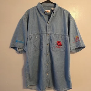 Camisa Denim Dale Earnhardt Jr #8 Budweiser NASCAR XL Winner’s Circle De Colección - Imagen 1 de 8