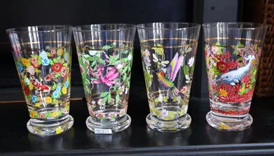 JUEGO 4 NUEVOS Anthropologie Lou Rota Madre Naturaleza Jugos Colibrí Abeja Mantis 5" Foto 1 de 4