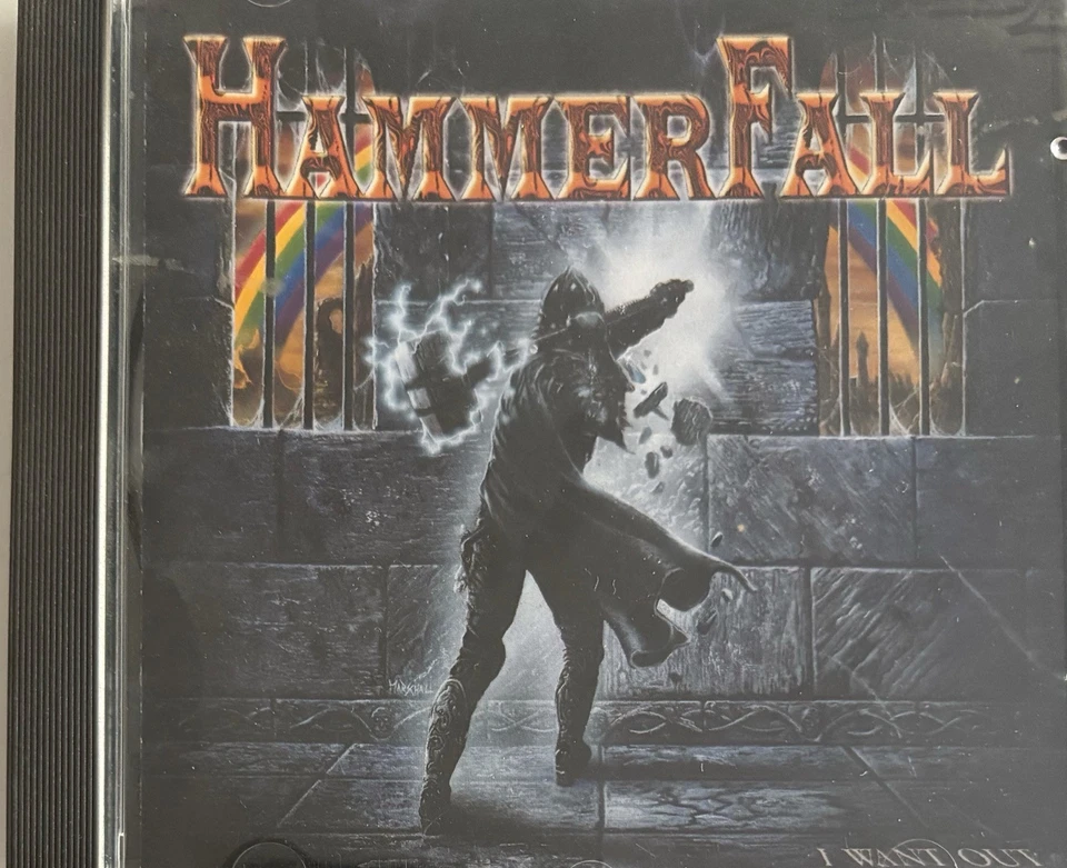 HAMMERFALL - I Want Out CD Single 1999 Nuclear Blast Exc Cond! Foto 1 de 2
