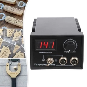 14*11*9cm Wood Burning Machine Kit Wood Burning Machine /LED Display PLUG 60W! - Picture 1 of 22