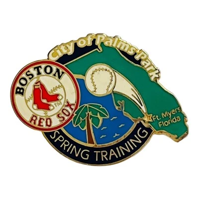 Boston Red Sox 2002 Spring Training Lapel Hat Pin MLB Baseball Fan Gift Souvenir - Image 1 of 4