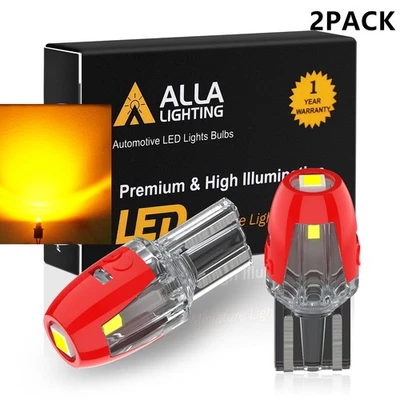 LED Amber Corner Marker Light Bulbs For 99-00 GMC Yukon Denali Cadillac Escalade - Image 1 of 4