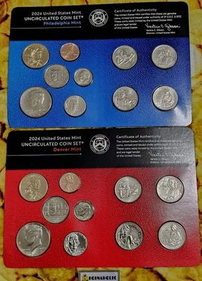 2024 Uncirculated Coin Set U.S Mint Government Packaging OGP COA, Fast Ship 🚢  - Image 1 of 4