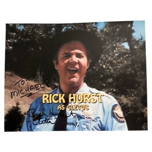 Rick Hurst Signed Autograph 8.5x11 Credit Photo! “Cletus” Dukes Hazzard TV Star! - Picture 1 of 3